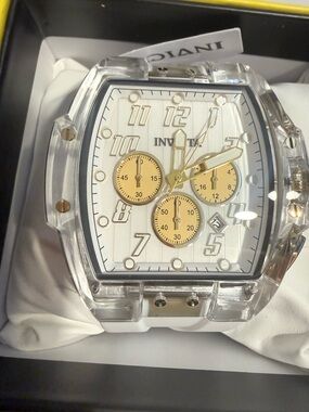 Invicta S1 Rally Vortce Men's Watch - 47mm, White (49983)-Professional Chronogra